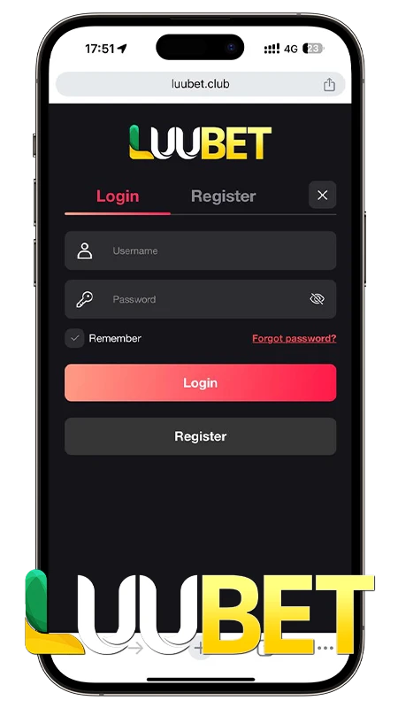 luubet App LOGIN 1